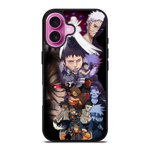 OBITO UCHIHA COLLAGE iPhone 16 Plus Case OBITO UCHIHA COLLAGE iPhone 16 Plus Case