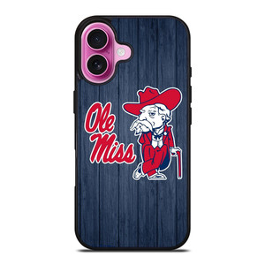 OLE MISS BASEBALL LOGO iPhone 16 Plus Case OLE MISS BASEBALL LOGO iPhone 16 Plus Case