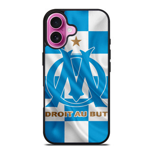 OLYMPIQUE DE MARSEILLE FC LOGO iPhone 16 Plus Case OLYMPIQUE DE MARSEILLE FC LOGO iPhone 16 Plus Case