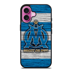 OLYMPIQUE DE MARSEILLE LOGO WOODEN iPhone 16 Plus Case