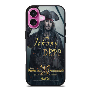 PIRATES OF THE CARIBBEAN JOHNNY DEPP iPhone 16 Plus Case PIRATES OF THE CARIBBEAN JOHNNY DEPP iPhone 16 Plus Case