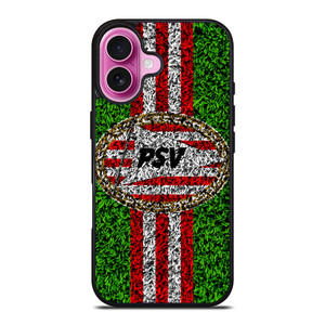 PSV EINDHOVEN GRASS ART LOGO iPhone 16 Plus Case PSV EINDHOVEN GRASS ART LOGO iPhone 16 Plus Case