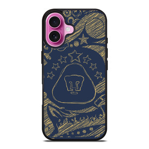 PUMAS UNAM ART LOGO iPhone 16 Plus Case PUMAS UNAM ART LOGO iPhone 16 Plus Case