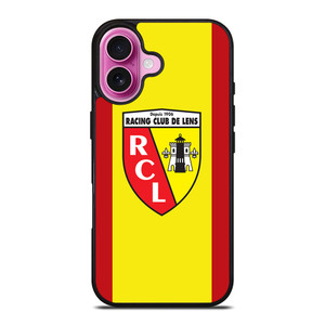 RACING CLUB DE LENS LOGO iPhone 16 Plus Case RACING CLUB DE LENS LOGO iPhone 16 Plus Case
