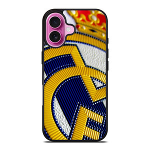 REAL MADRID LOGO iPhone 16 Plus Case REAL MADRID LOGO iPhone 16 Plus Case