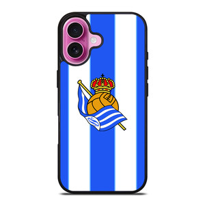 REAL SOCIEDAD LOGO iPhone 16 Plus Case REAL SOCIEDAD LOGO iPhone 16 Plus Case