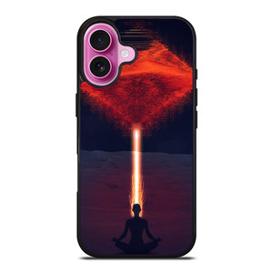 RED SPACE ALIEN iPhone 16 Plus Case