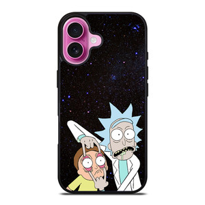 RICK AND MORTY GALAXY iPhone 16 Plus Case
