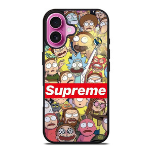 RICK AND MORTY SUPREME iPhone 16 Plus Case RICK AND MORTY SUPREME iPhone 16 Plus Case
