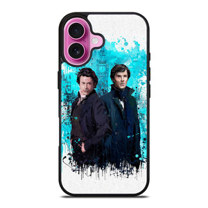 ROBERT DOWNEY JR SHERLOCK HOLMES ART iPhone 16 Plus Case ROBERT DOWNEY JR SHERLOCK HOLMES ART iPhone 16 Plus Case