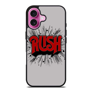 RUSH ROCK BAND iPhone 16 Plus Case