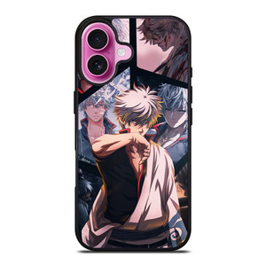 SAKATA GINTOKI GINTAMA COLLAGE iPhone 16 Plus Case SAKATA GINTOKI GINTAMA COLLAGE iPhone 16 Plus Case