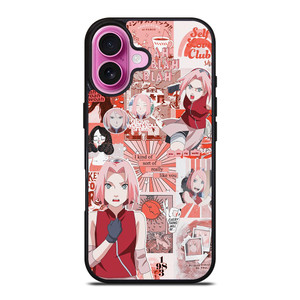 SAKURA HARUNO COLLAGE iPhone 16 Plus Case SAKURA HARUNO COLLAGE iPhone 16 Plus Case