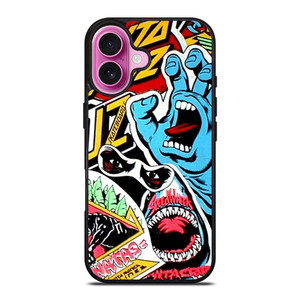 SANTA CRUZ SKATEBOARD 3 iPhone 16 Plus Case SANTA CRUZ SKATEBOARD 3 iPhone 16 Plus Case