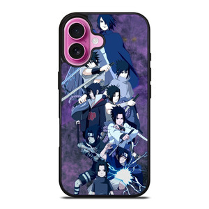 SASUKE UCHIHA COLLAGE iPhone 16 Plus Case SASUKE UCHIHA COLLAGE iPhone 16 Plus Case