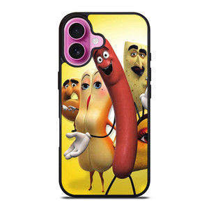 SAUSAGE PARTY CHARACTERS iPhone 16 Plus Case SAUSAGE PARTY CHARACTERS iPhone 16 Plus Case