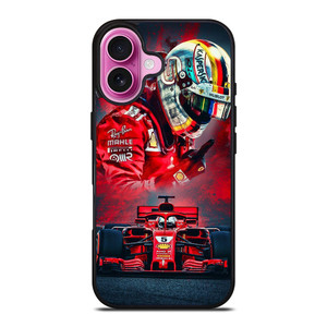 SEBASTIAN VETTEL FORMULA ONE iPhone 16 Plus Case SEBASTIAN VETTEL FORMULA ONE iPhone 16 Plus Case