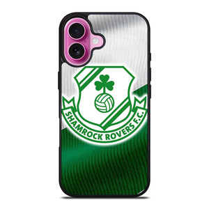 SHAMROCK ROVERS FOOTBALL CLUB LOGO iPhone 16 Plus Case SHAMROCK ROVERS FOOTBALL CLUB LOGO iPhone 16 Plus Case