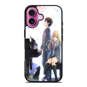 SHIGATSU WA KIMI NO USO ANIME ROMANCE iPhone 16 Plus Case SHIGATSU WA KIMI NO USO ANIME ROMANCE iPhone 16 Plus Case