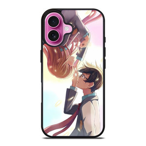 SHIGATSU WA KIMI NO USO ROMANCE ANIME iPhone 16 Plus Case SHIGATSU WA KIMI NO USO ROMANCE ANIME iPhone 16 Plus Case