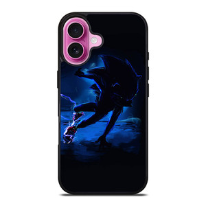 SONIC HEDGEHOG SILHOUETTE iPhone 16 Plus Case