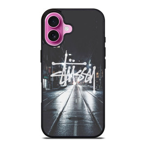 STUSSY DARK STREET iPhone 16 Plus Case STUSSY DARK STREET iPhone 16 Plus Case