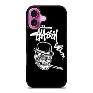 STUSSY SMOKE SKULL iPhone 16 Plus Case