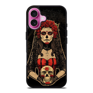 SUGAR SKULL GIRL 2 iPhone 16 Plus Case