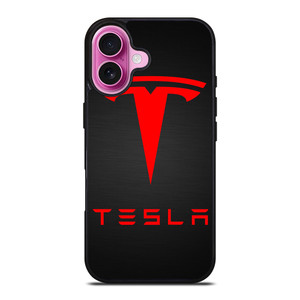 TESLA CAR LOGO 4 iPhone 16 Plus Case
