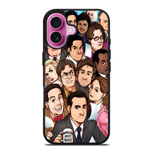 THE OFFICE SERIAL MOVIE CHARACTERS iPhone 16 Plus Case THE OFFICE SERIAL MOVIE CHARACTERS iPhone 16 Plus Case