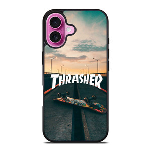 THRASHER MAGAZINE SKATEBOARD iPhone 16 Plus Case THRASHER MAGAZINE SKATEBOARD iPhone 16 Plus Case