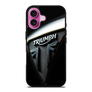 TRIUMPH MOTORCYCLE LOGO iPhone 16 Plus Case