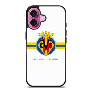 VILLARREAL CLUB DE FUTBO LOGO iPhone 16 Plus Case VILLARREAL CLUB DE FUTBO LOGO iPhone 16 Plus Case