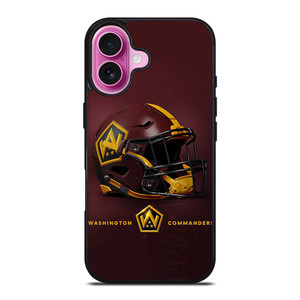 WASHINGTON COMMANDERS HELMET iPhone 16 Plus Case