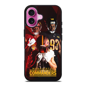 WASHINGTON COMMANDERS PLAYERS iPhone 16 Plus Case WASHINGTON COMMANDERS PLAYERS iPhone 16 Plus Case