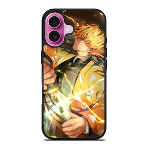 ZENITSU AGATSUMA DEMON SLAYER iPhone 16 Plus Case ZENITSU AGATSUMA DEMON SLAYER iPhone 16 Plus Case