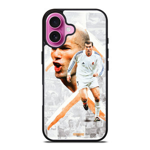 ZINEDINE ZIDANE LEGEND REAL MADRID iPhone 16 Plus Case