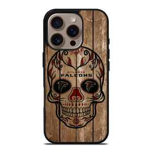 ATLANTA FALCONS SKULL iPhone 16 Pro Case ATLANTA FALCONS SKULL iPhone 16 Pro Case