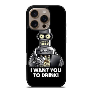 BENDER IN FUTURAMA iPhone 16 Pro Case