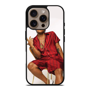 BRUNO MARS RED iPhone 16 Pro Case