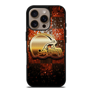 CLEVELAND BROWNS HELMET iPhone 16 Pro Case CLEVELAND BROWNS HELMET iPhone 16 Pro Case