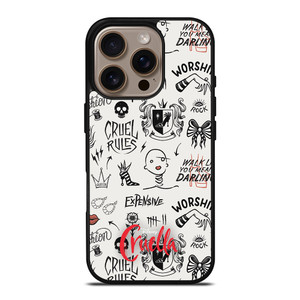 CRUELLA DISNEY PATTERN iPhone 16 Pro Case
