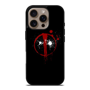 DEADPOOL SUPERHERO LOGO iPhone 16 Pro Case DEADPOOL SUPERHERO LOGO iPhone 16 Pro Case