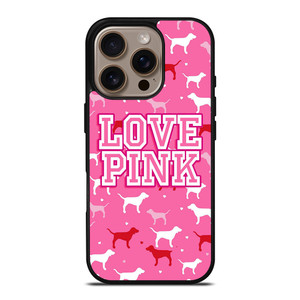 DOG PINK VICTORIA'S SECRET iPhone 16 Pro Case DOG PINK VICTORIA'S SECRET iPhone 16 Pro Case