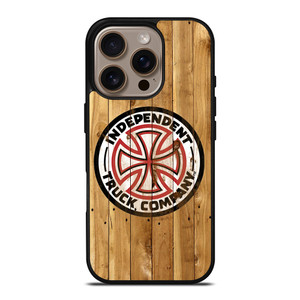 INDEPENDENT TRUCK LOGO WOODEN 2 iPhone 16 Pro Case