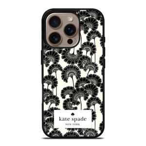JAPANESE BLACK FLORAL KADE SPADE iPhone 16 Pro Case JAPANESE BLACK FLORAL KADE SPADE iPhone 16 Pro Case