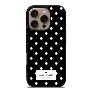 KATE SPADE POLKA BLACK iPhone 16 Pro Case KATE SPADE POLKA BLACK iPhone 16 Pro Case