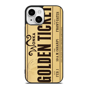 WILLY WONKA GOLDEN TICKET CHOCOLATE BAR iPhone 13 Mini Case WILLY WONKA GOLDEN TICKET CHOCOLATE BAR iPhone 13 Mini Case