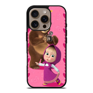 MASHA AND THE BEAR CUTE MODEL iPhone 16 Pro Case MASHA AND THE BEAR CUTE MODEL iPhone 16 Pro Case