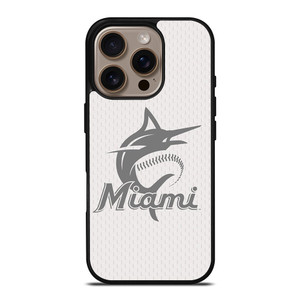 MIAMI MARLINS MLB LOGO 2 iPhone 16 Pro Case MIAMI MARLINS MLB LOGO 2 iPhone 16 Pro Case